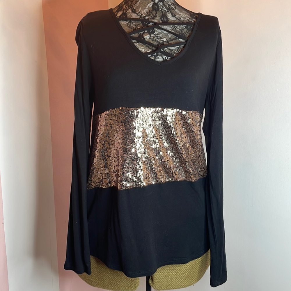 Black long sleeve shirt